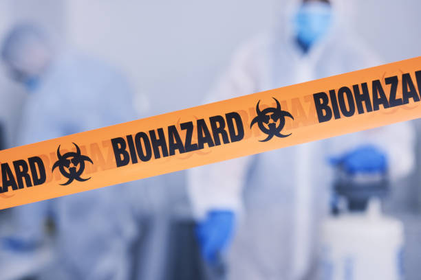 Professional Blood Cleanup technician working in Dayton, IN